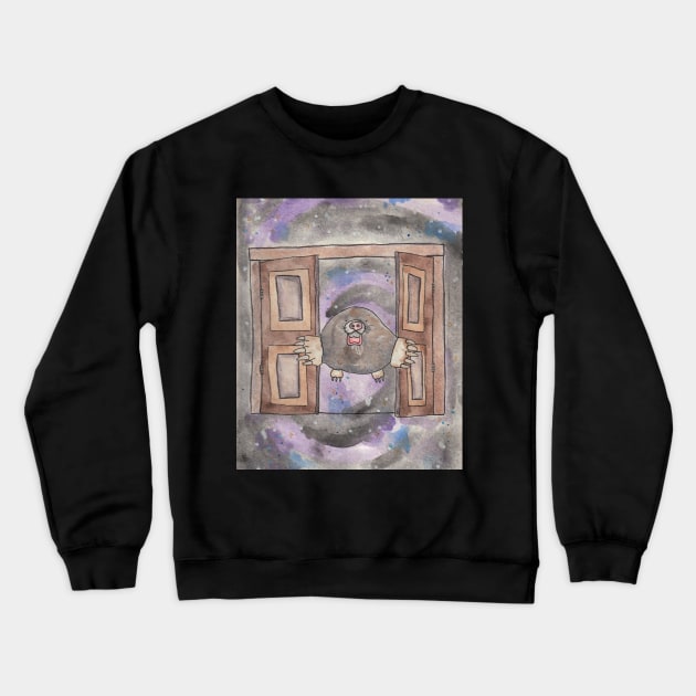 Galaxy Mole Crewneck Sweatshirt by HFGJewels